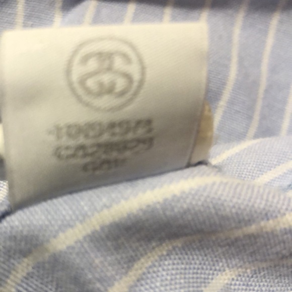 Stussy - shirt sleeve shirt - very popular designer in stripped fabric - Picture 6 of 8